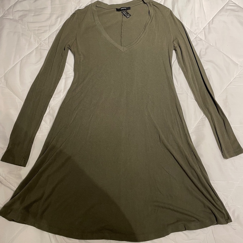 Olive Green Dress